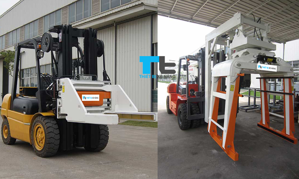 Kẹp gạch - Kẹp khối xe nâng